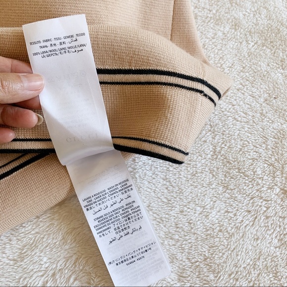 NWT Authentic Gucci Fine Wool Needle Stitch Skirt​ - Picture 6 of 8